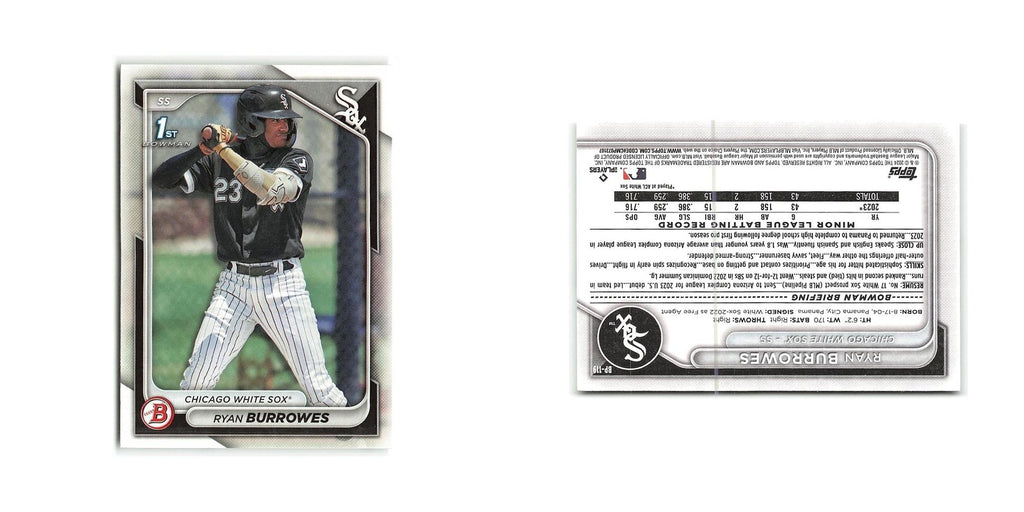 Ryan Burrowes 2024 Bowman Prospects #BP-119 Chicago White Sox Baseball Card NM