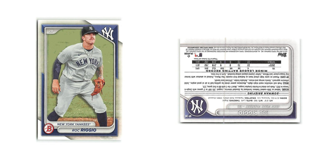 Roc Riggio 2024 Bowman Prospects #BP-70 New York Yankees Baseball Card NM