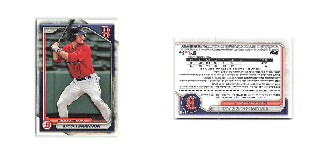 Brooks Brannon 2024 Bowman Prospects #BP-95 Boston Red Sox Baseball Card NM