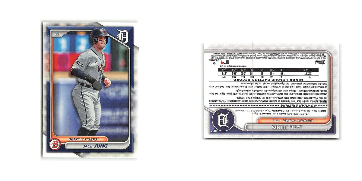 Jace Jung 2024 Bowman Prospects #BP-5 Detroit Tigers Baseball Card NM