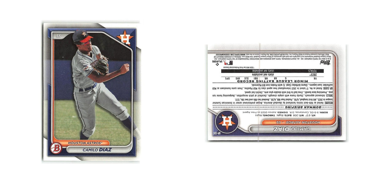 Camilo Diaz 2024 Bowman Prospects #BP-135 Houston Astros Baseball Card NM