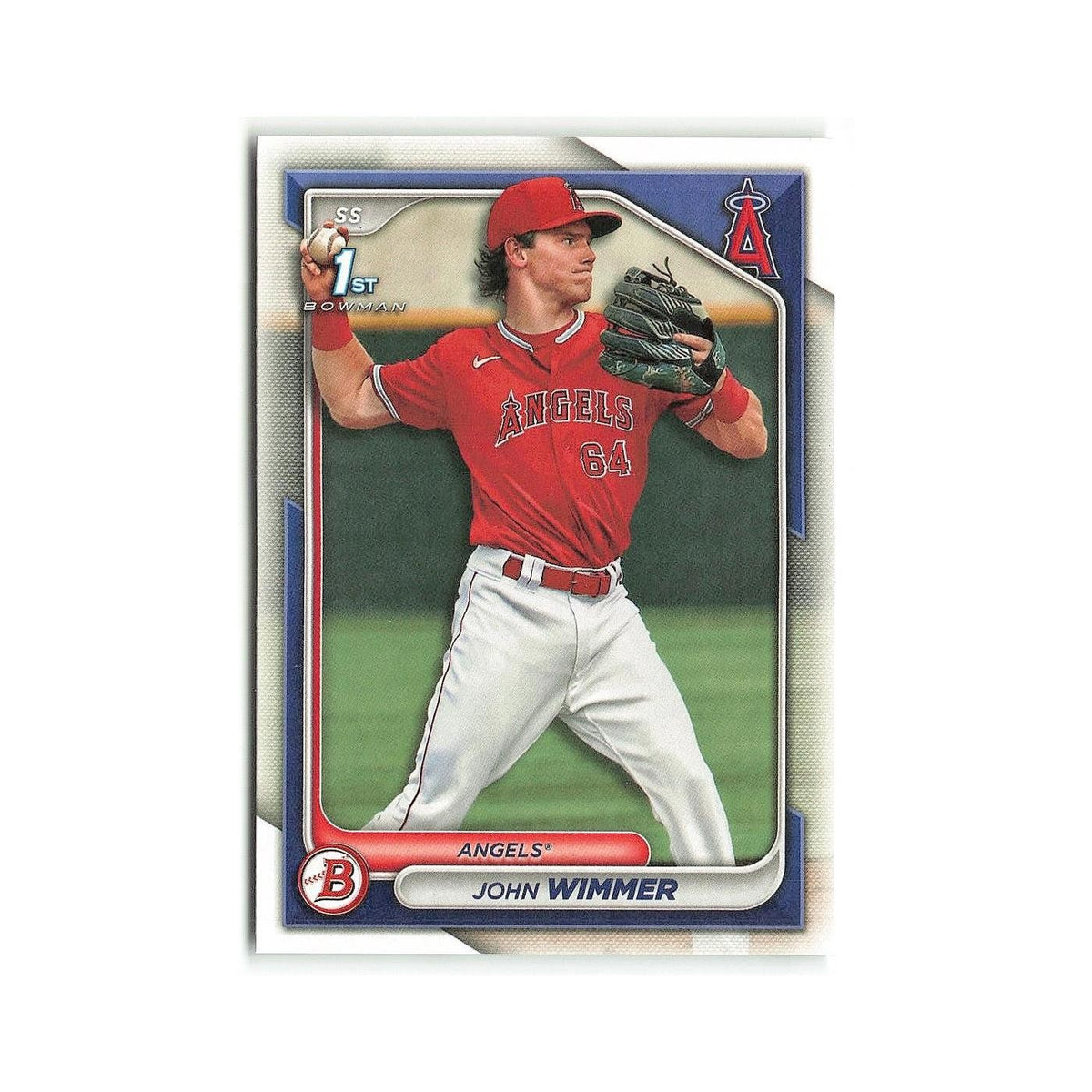 John Wimmer 2024 Bowman Prospects #BP-78 Los Angeles Angels Baseball Card NM