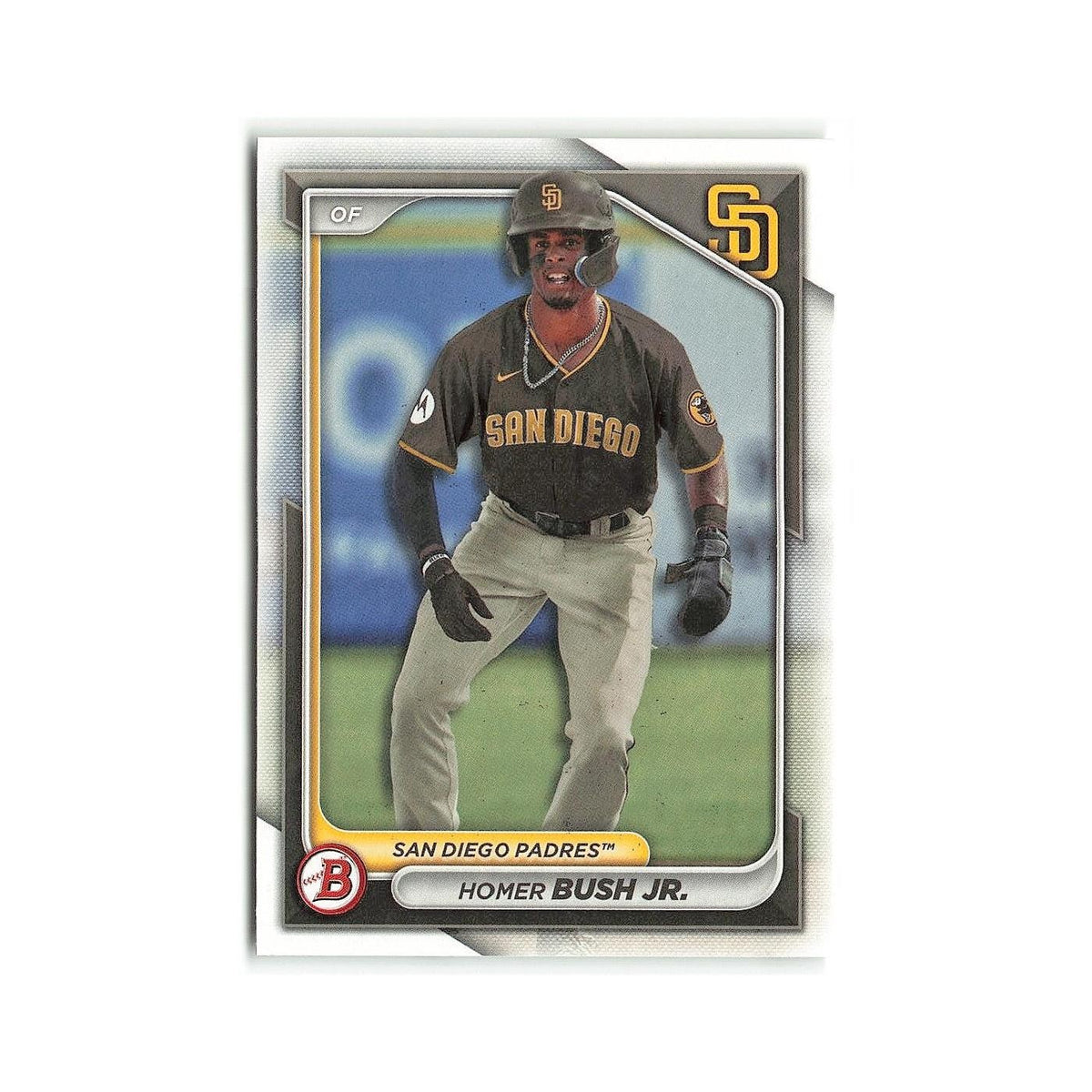 Homer Bush Jr. 2024 Bowman Prospects #BP-87 San Diego Padres Baseball Card NM