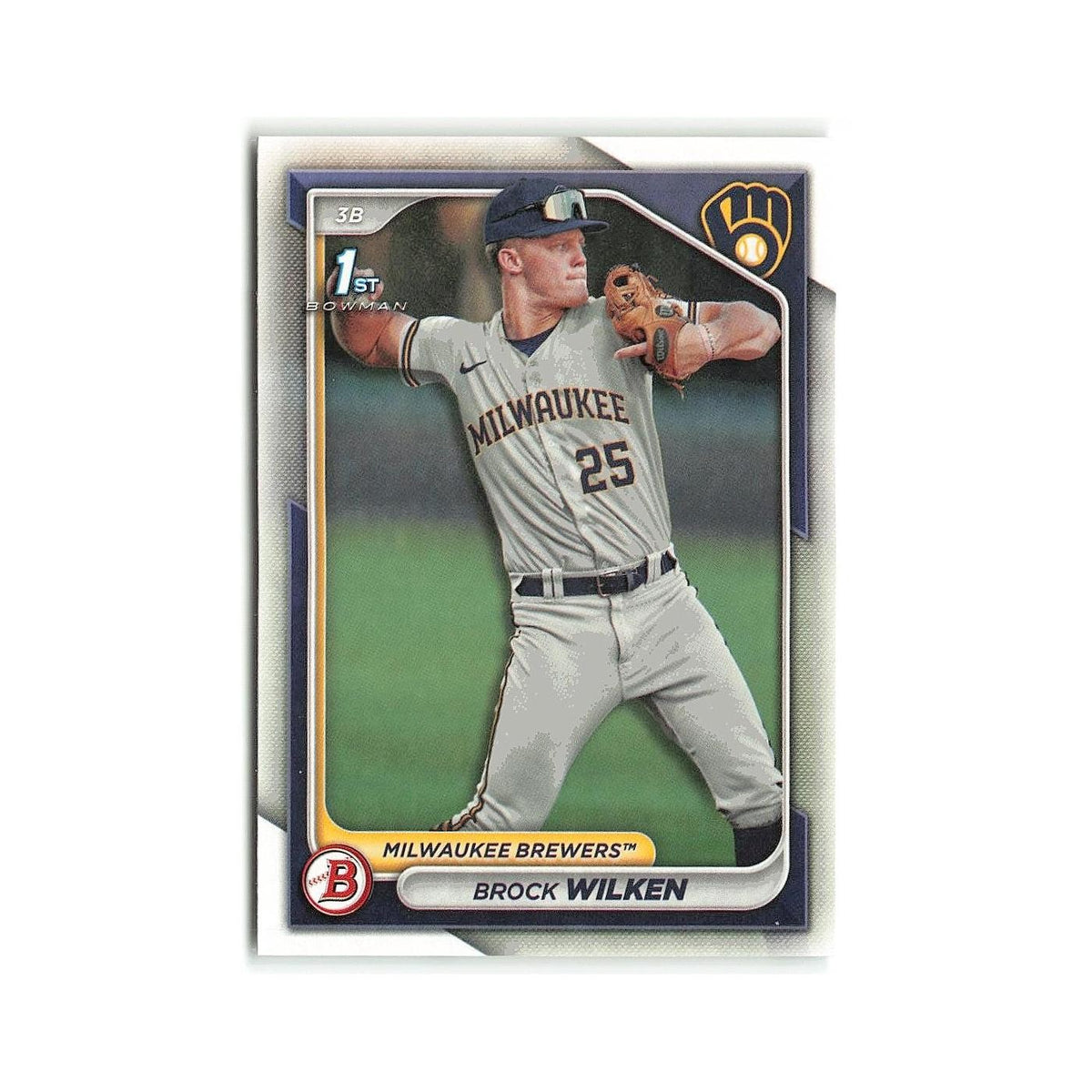 Brock Wilken 2024 Bowman Prospects #BP-86 Milwaukee Brewers Baseball Card NM