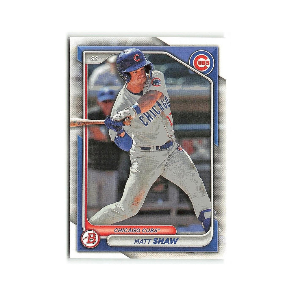 Matt Shaw 2024 Bowman Prospects #BP-30 Chicago Cubs Baseball Card NM