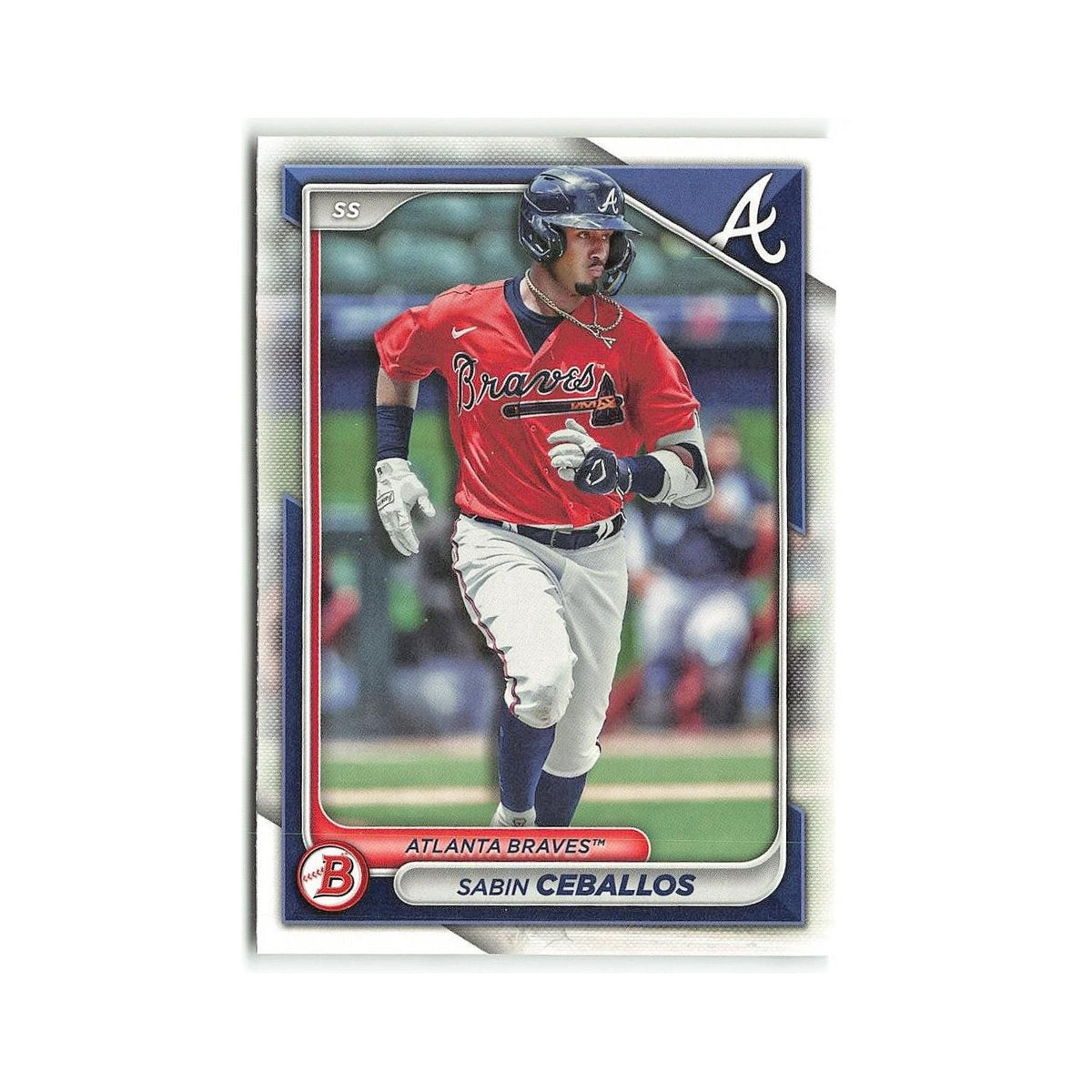 Sabin Ceballos 2024 Bowman Prospects #BP-130 Atlanta Braves Baseball Card NM