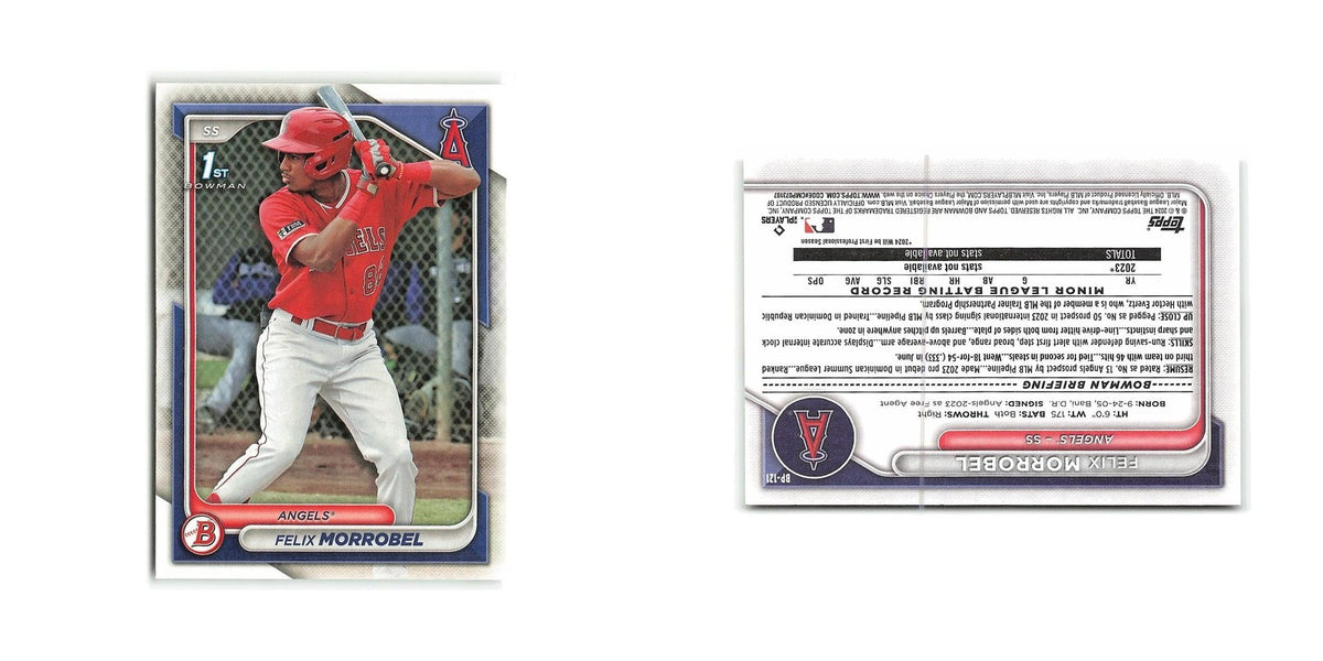 Felix Morrobel 2024 Bowman Prospects #BP-121 Los Angeles Angels Baseball Card NM