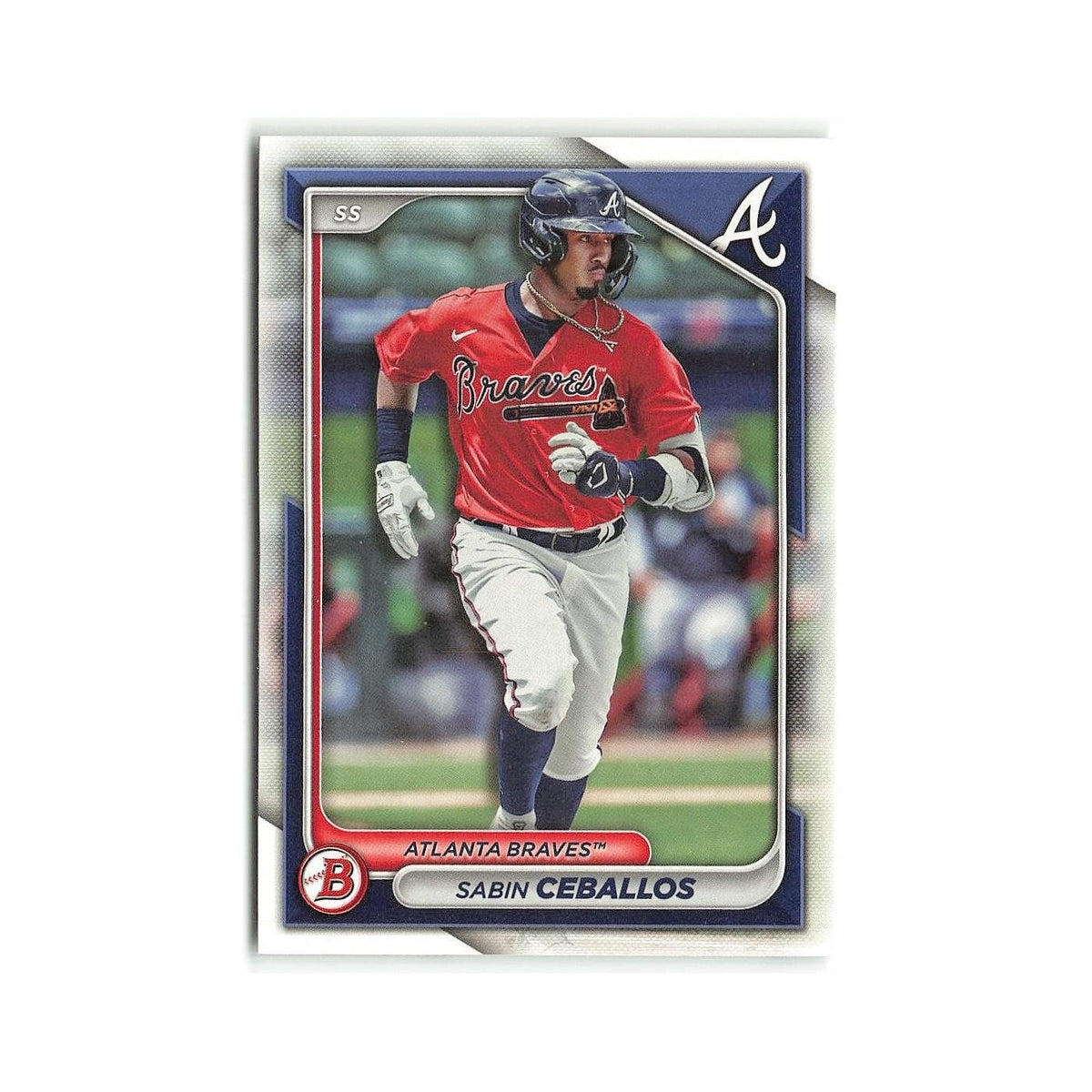 Sabin Ceballos 2024 Bowman Prospects #BP-130 Atlanta Braves Baseball Card NM