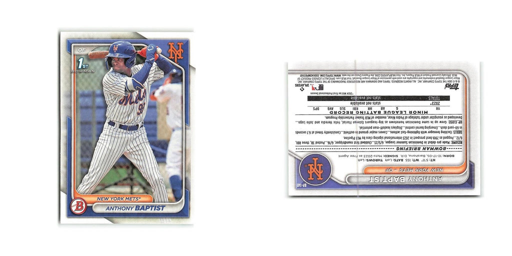 Anthony Baptist 2024 Bowman Prospects #BP-141 New York Mets Baseball Card NM