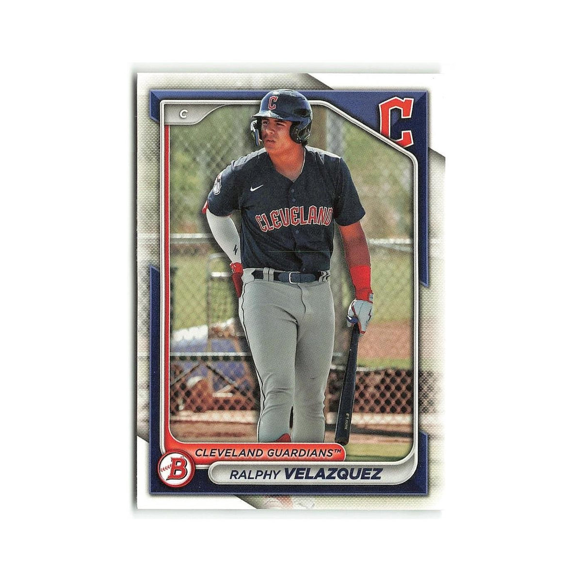 Ralphy Velazquez 2024 Bowman Prospects #BP-29 Cleveland Guardians NM