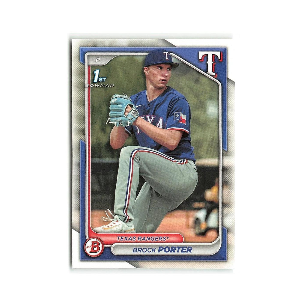 Brock Porter 2024 Bowman Prospects #BP-36 Texas Rangers Baseball Card NM