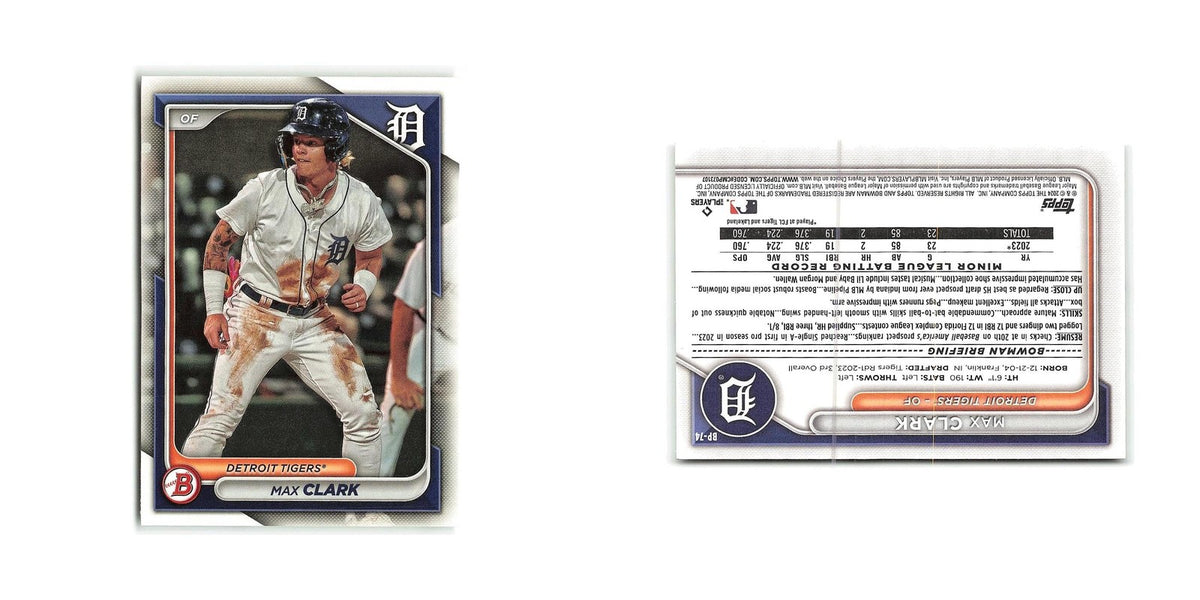 Max Clark 2024 Bowman Prospects #BP-74 Detroit Tigers Baseball Card NM