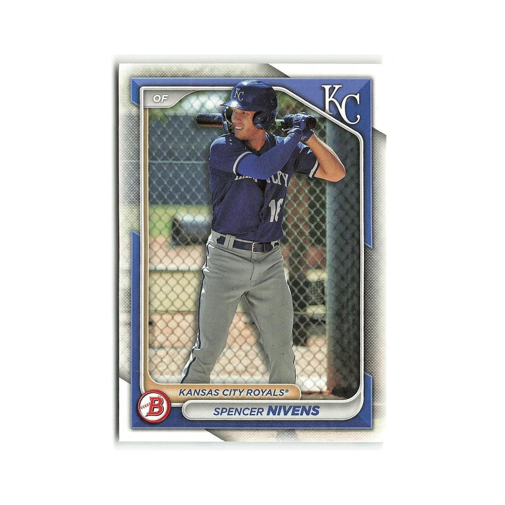 Spencer Nivens 2024 Bowman Prospects #BP-37 Kansas City Royals Baseball Card NM