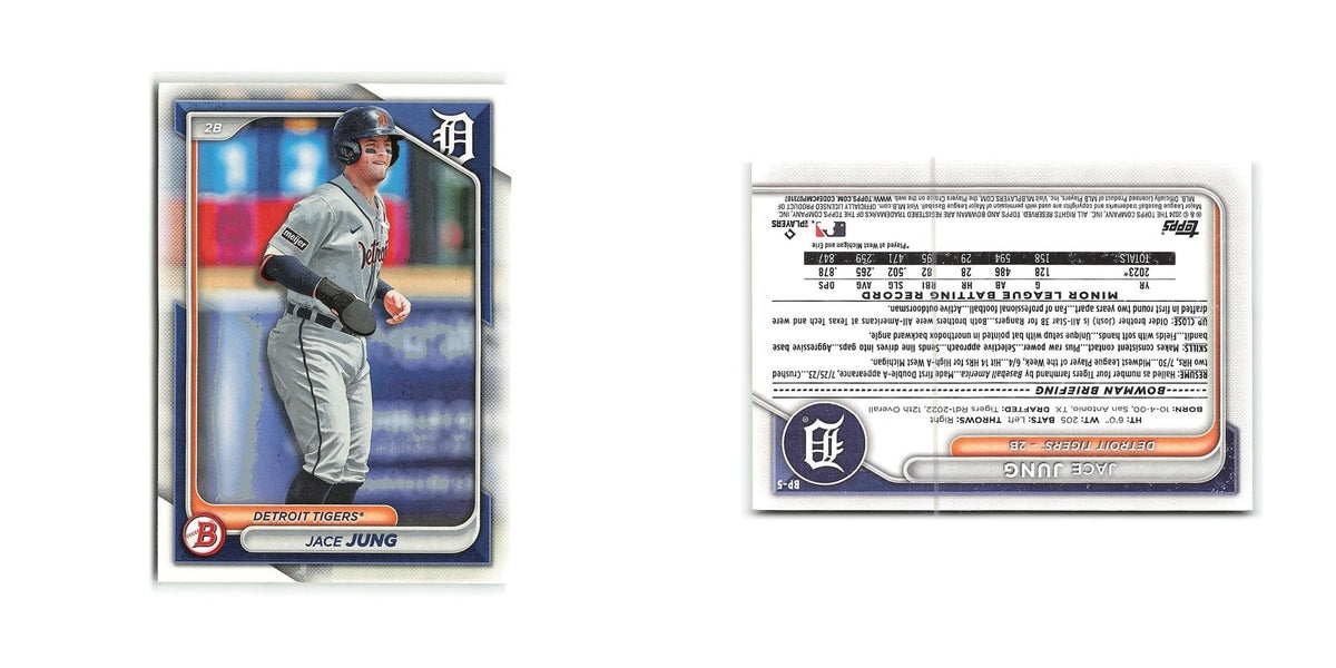 Jace Jung 2024 Bowman Prospects #BP-5 Detroit Tigers Baseball Card NM