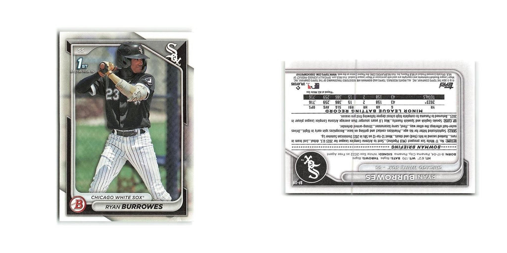 Ryan Burrowes 2024 Bowman Prospects #BP-119 Chicago White Sox Baseball Card NM