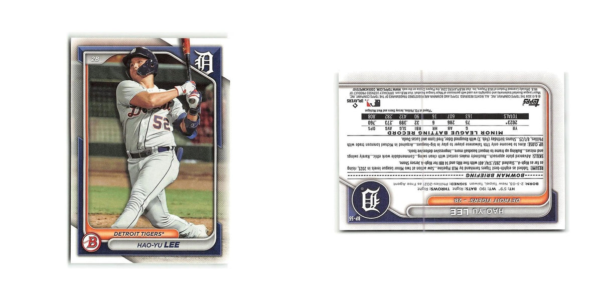 Hao-Yu Lee 2024 Bowman Prospects #BP-55 Detroit Tigers Baseball Card NM