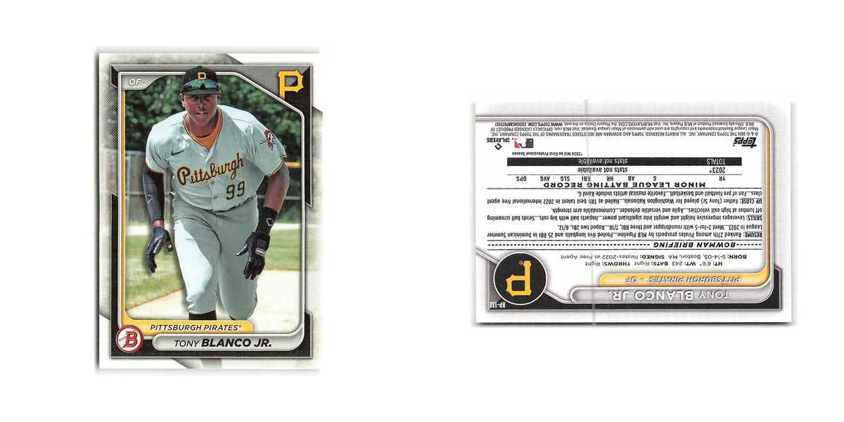 Tony Blanco Jr. 2024 Bowman Prospects #BP-132 Pittsburgh Pirates NM