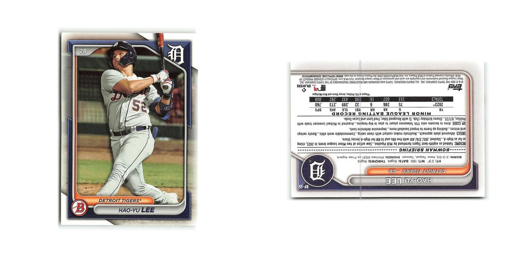 Hao-Yu Lee 2024 Bowman Prospects #BP-55 Detroit Tigers Baseball Card NM