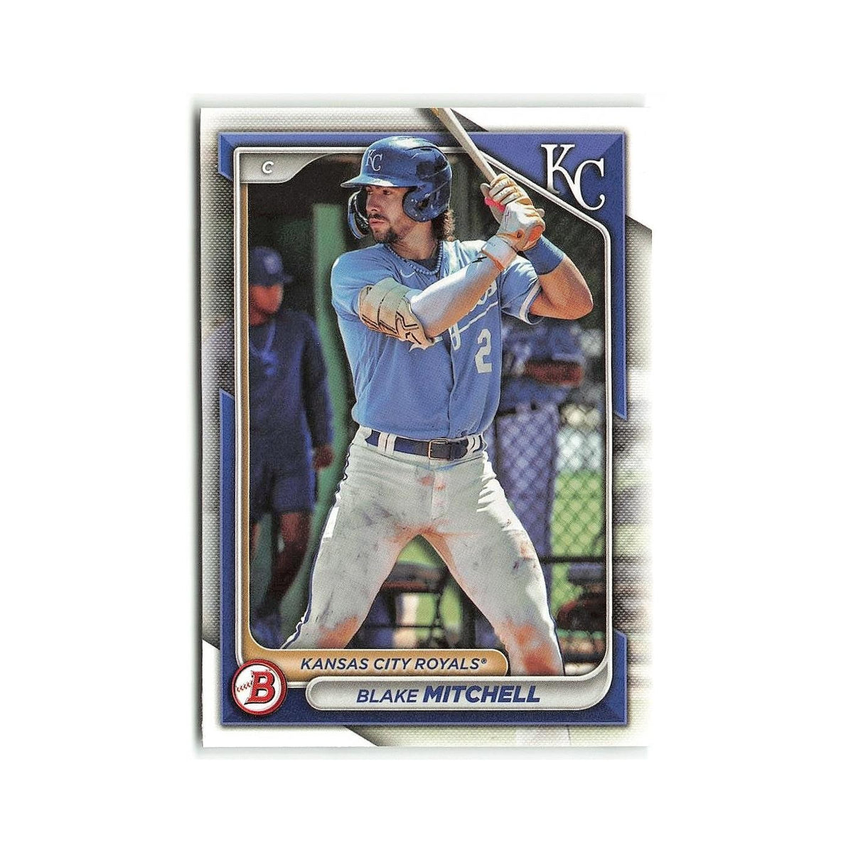 Blake Mitchell 2024 Bowman Prospects #BP-117 Kansas City Royals Baseball Card NM