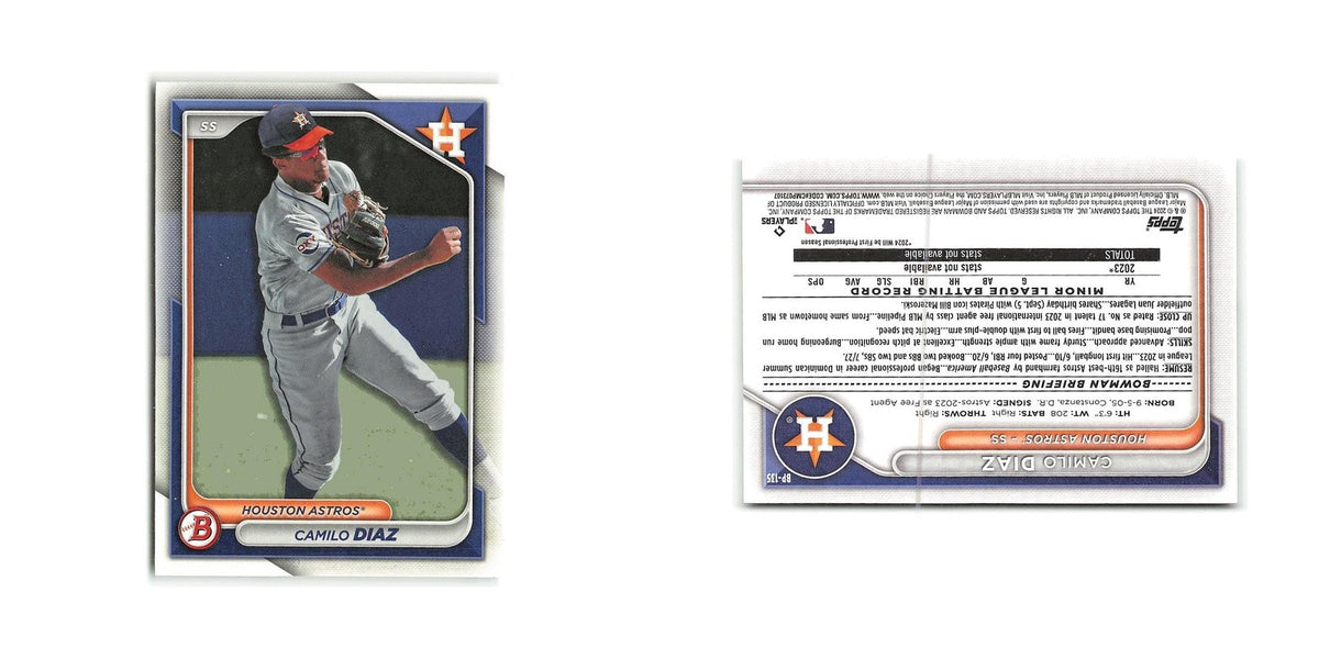 Camilo Diaz 2024 Bowman Prospects #BP-135 Houston Astros Baseball Card NM