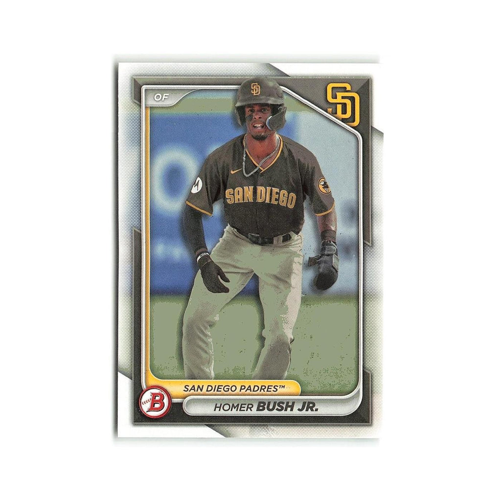 Homer Bush Jr. 2024 Bowman Prospects #BP-87 San Diego Padres Baseball Card NM