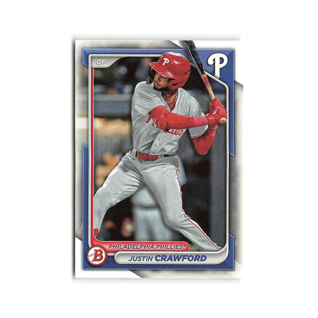 Justin Crawford 2024 Bowman Prospects #BP-17 Philadelphia Phillies NM
