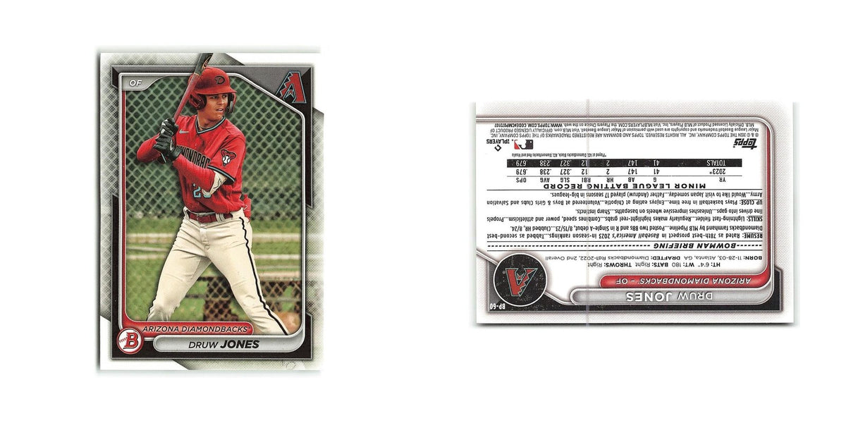 Druw Jones 2024 Bowman Prospects #BP-60 Arizona Diamondbacks Baseball Card NM