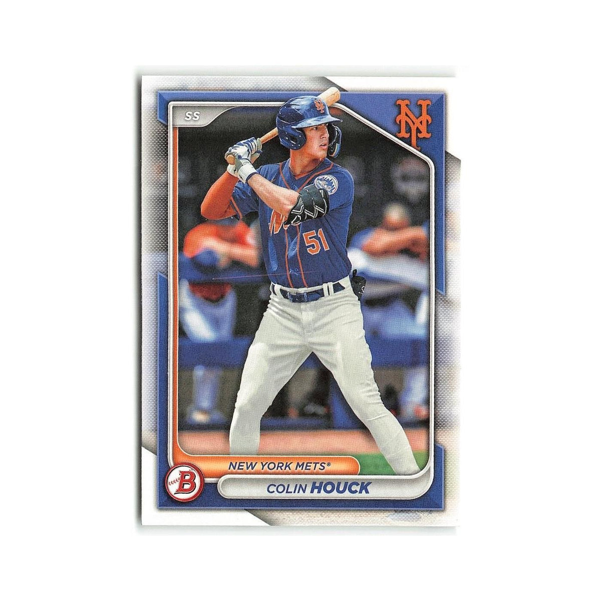Colin Houck 2024 Bowman Prospects #BP-123 New York Mets Baseball Card NM