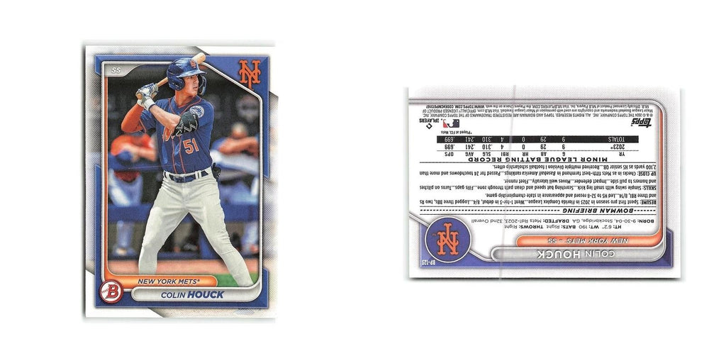 Colin Houck 2024 Bowman Prospects #BP-123 New York Mets Baseball Card NM