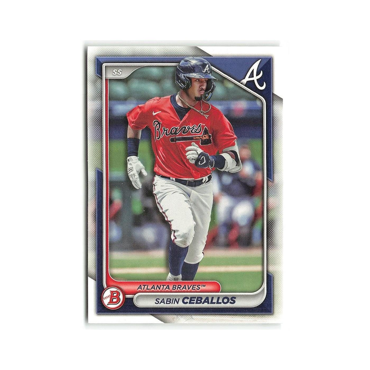 Sabin Ceballos 2024 Bowman Prospects #BP-130 Atlanta Braves Baseball Card NM