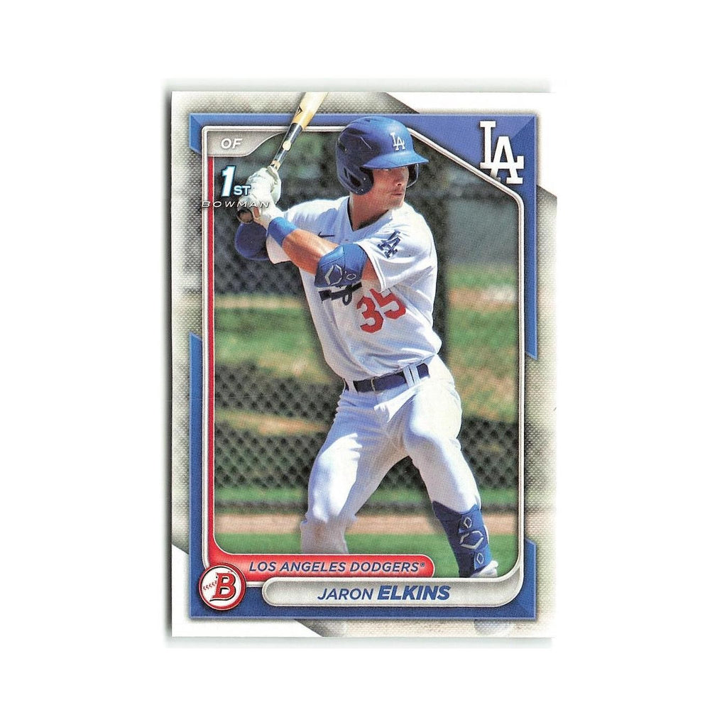 Jaron Elkins 2024 Bowman Prospects #BP-106 Los Angeles Dodgers Baseball Card NM