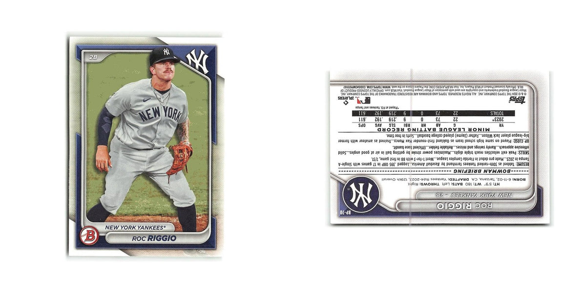 Roc Riggio 2024 Bowman Prospects #BP-70 New York Yankees Baseball Card NM