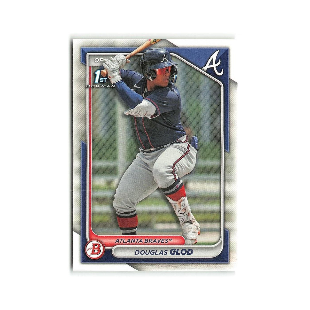 Douglas Glod 2024 Bowman Prospects #BP-11 Atlanta Braves Baseball Card NM