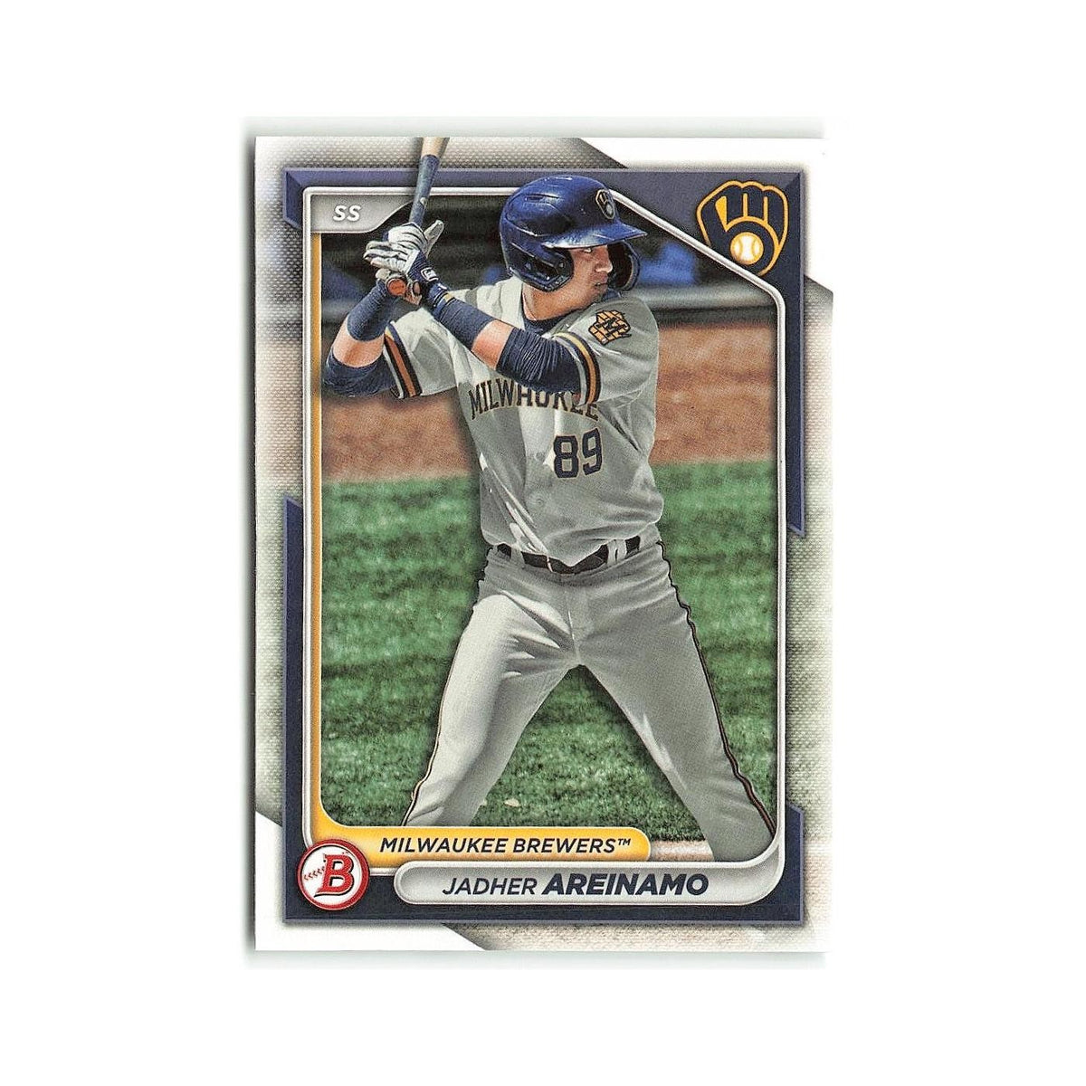 Jadher Areinamo 2024 Bowman Prospects #BP-2 Milwaukee Brewers Baseball Card NM