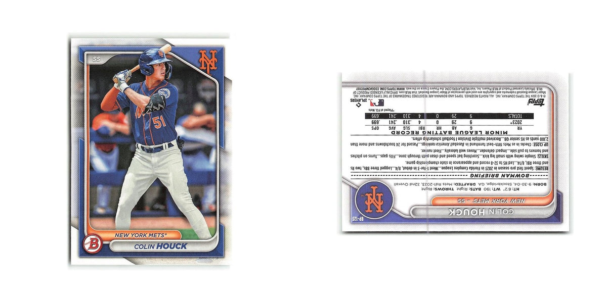 Colin Houck 2024 Bowman Prospects #BP-123 New York Mets Baseball Card NM