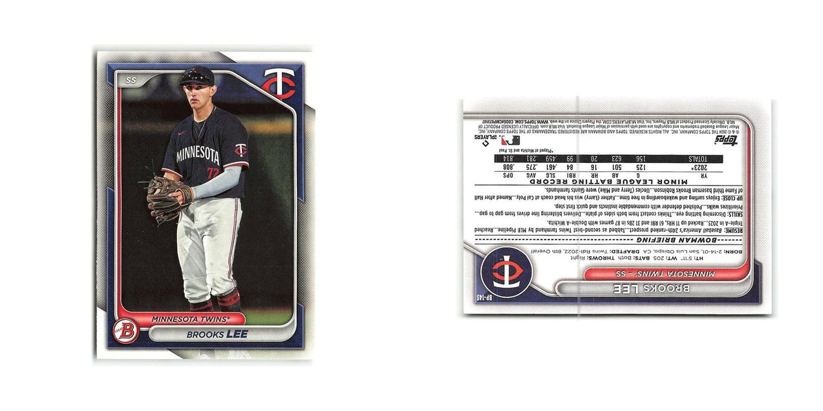 Brooks Lee 2024 Bowman Prospects #BP-143 Minnesota Twins Baseball Card NM
