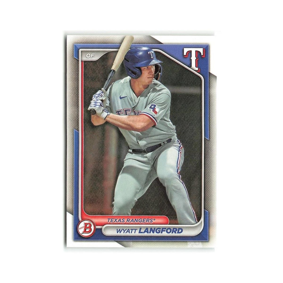 Wyatt Langford 2024 Bowman Prospects #BP-64 Texas Rangers Baseball Card NM