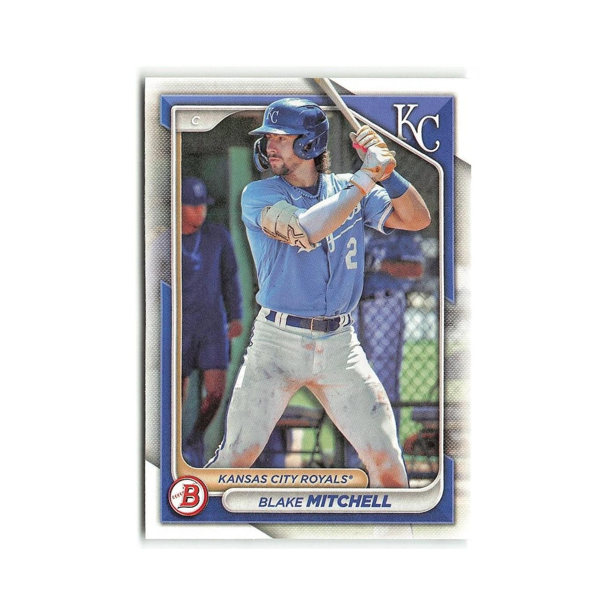 Blake Mitchell 2024 Bowman Prospects #BP-117 Kansas City Royals Baseball Card NM