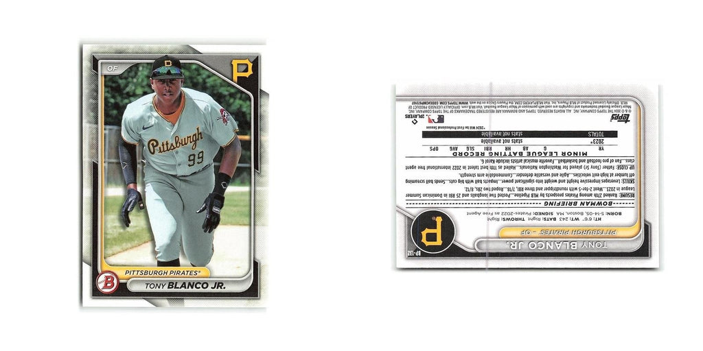 Tony Blanco Jr. 2024 Bowman Prospects #BP-132 Pittsburgh Pirates NM