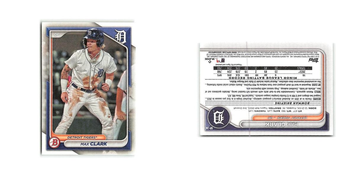 Max Clark 2024 Bowman Prospects #BP-74 Detroit Tigers Baseball Card NM