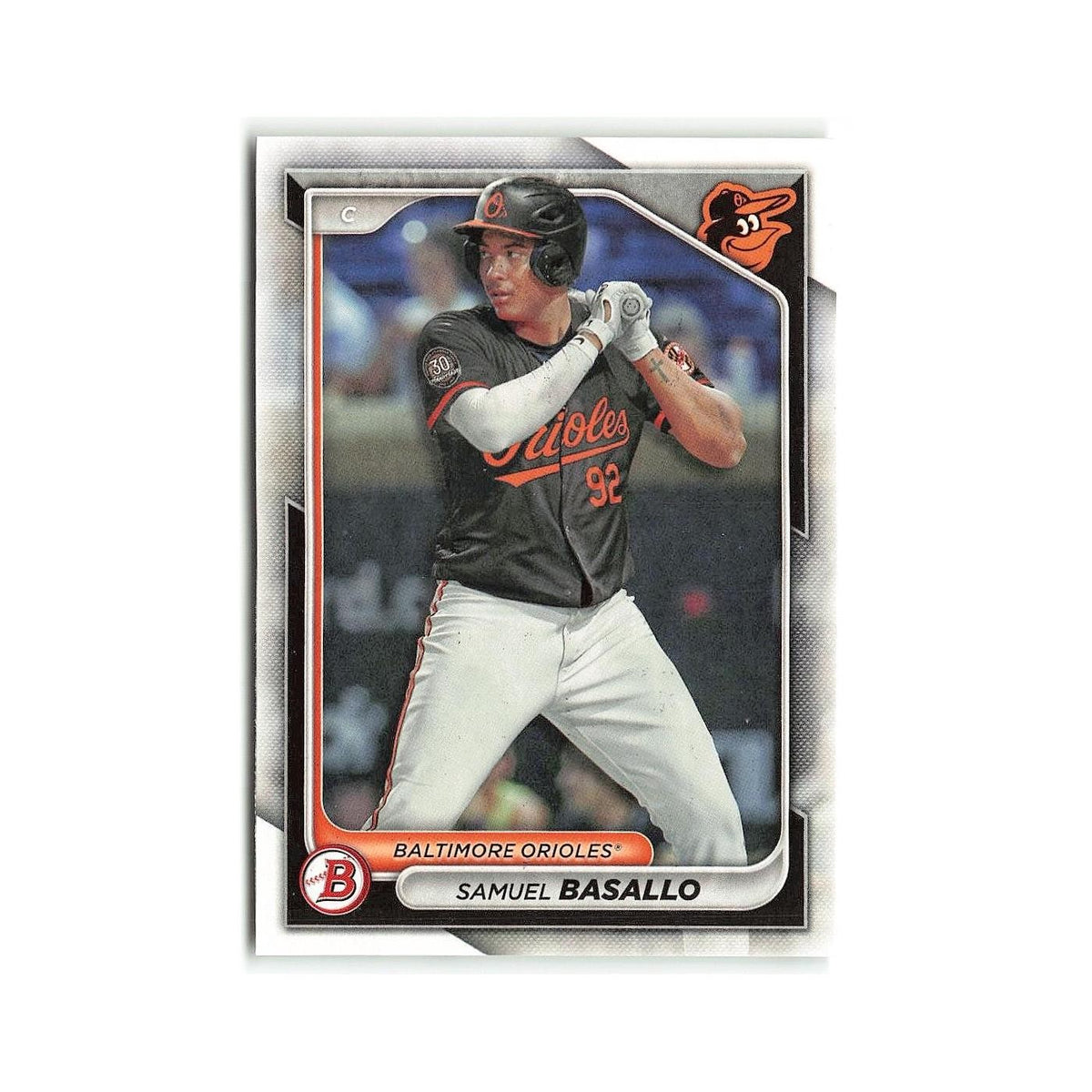 Samuel Basallo 2024 Bowman Prospects #BP-38 Baltimore Orioles Baseball Card NM