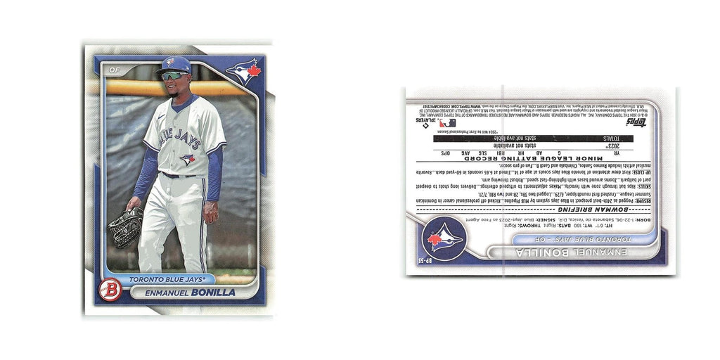 Enmanuel Bonilla 2024 Bowman Prospects #BP-53 Toronto Blue Jays Baseball Card NM