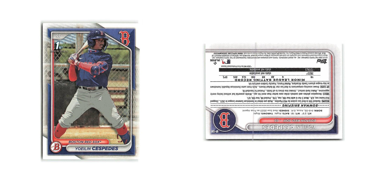 Yoeilin Cespedes 2024 Bowman Prospects #BP-139 Boston Red Sox Baseball Card NM