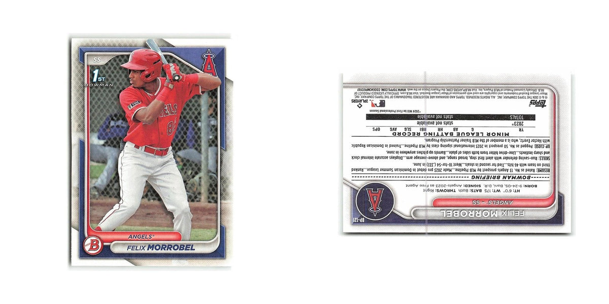 Felix Morrobel 2024 Bowman Prospects #BP-121 Los Angeles Angels Baseball Card NM