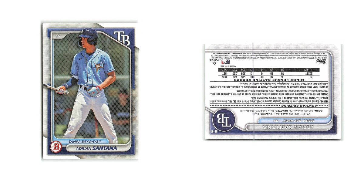 Adrian Santana 2024 Bowman Prospects #BP-61 Tampa Bay Rays Baseball Card NM
