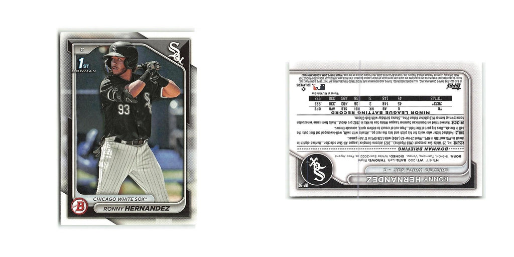 Ronny Hernandez 2024 Bowman Prospects #BP-92 Chicago White Sox Baseball Card NM