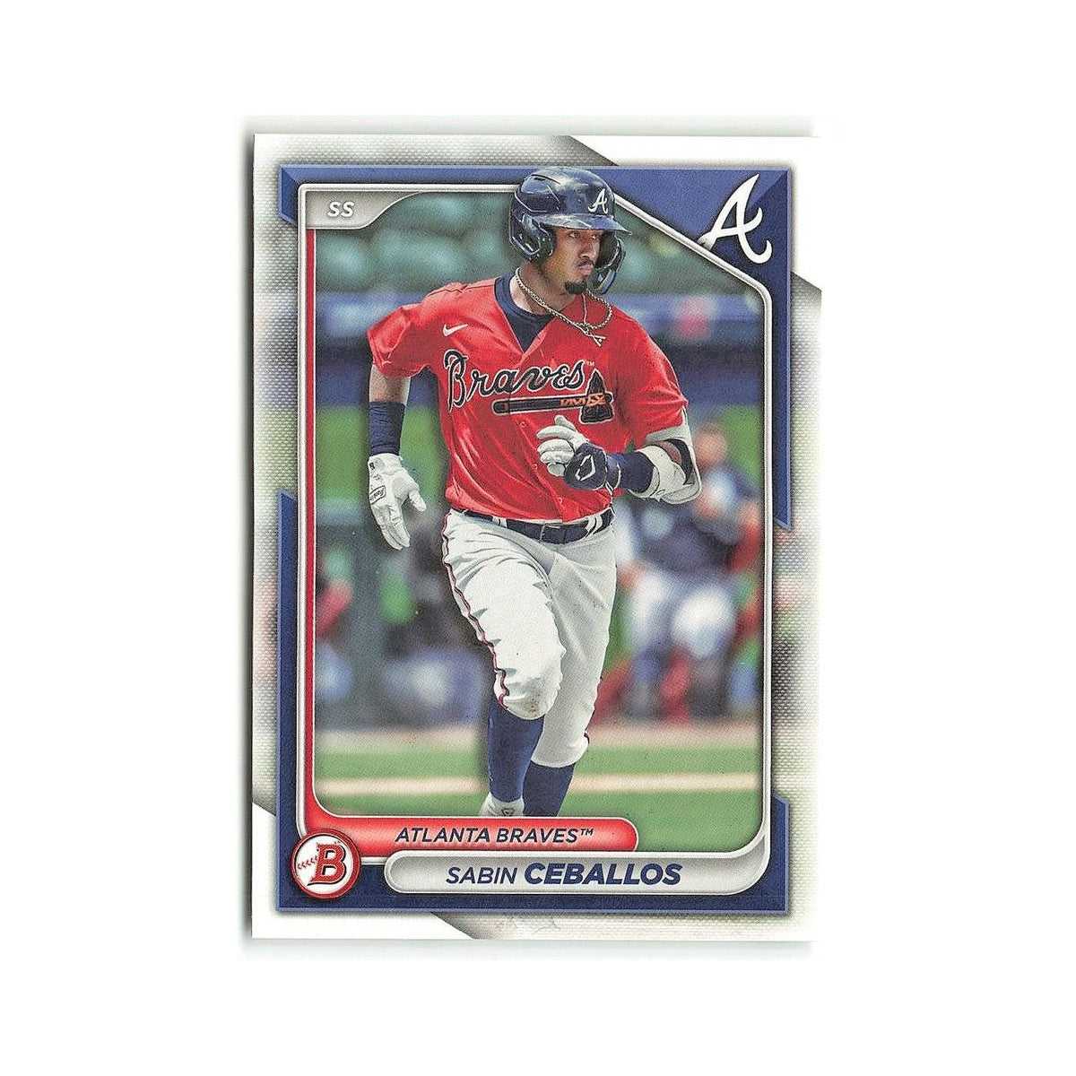 Sabin Ceballos 2024 Bowman Prospects #BP-130 Atlanta Braves Baseball Card NM