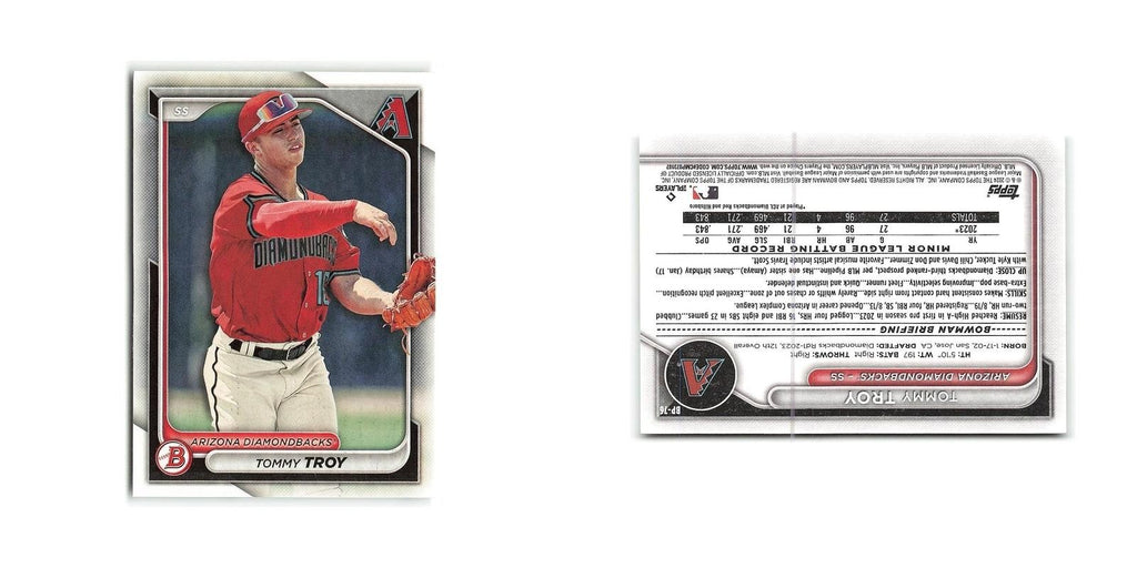 Tommy Troy 2024 Bowman Prospects #BP-76 Arizona Diamondbacks Baseball Card NM