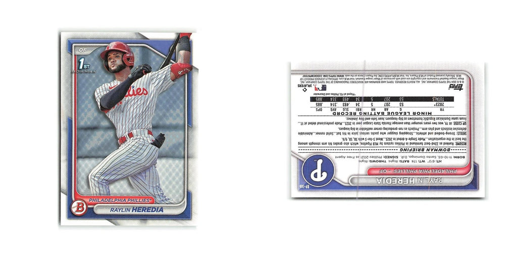 Raylin Heredia 2024 Bowman Prospects #BP-146 Philadelphia Phillies NM