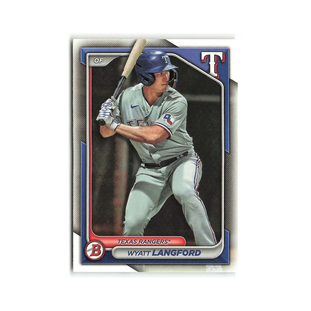 Wyatt Langford 2024 Bowman Prospects #BP-64 Texas Rangers Baseball Card NM